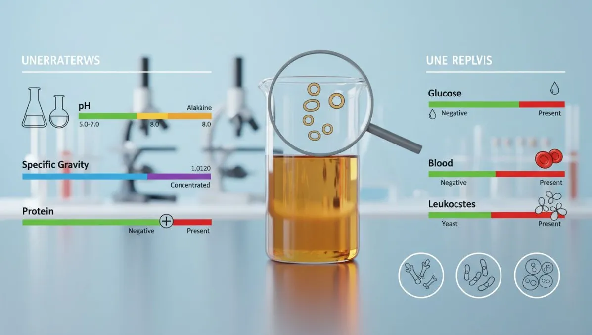 Основные показатели анализа мочи и возможные отклонения