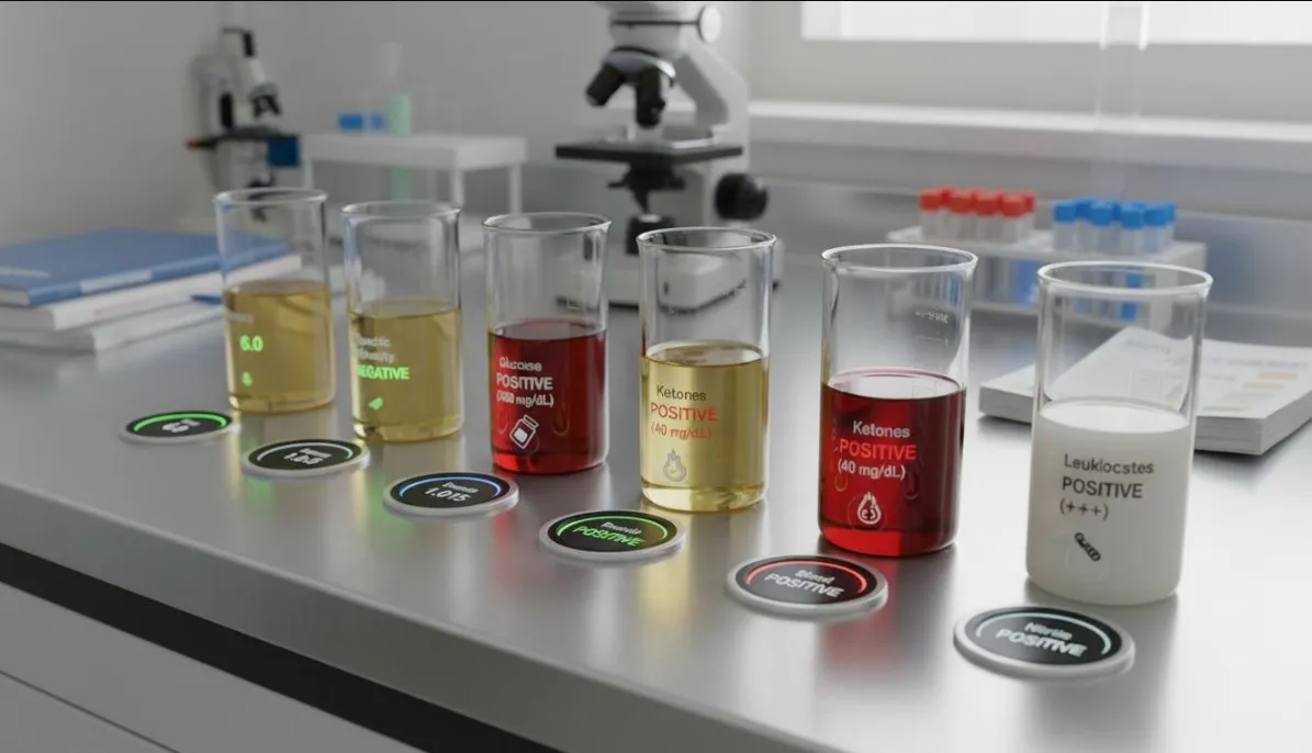 Показатели анализа мочи и отклонения